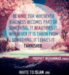 Hadith: Be kind