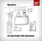 Sunnah: To help family